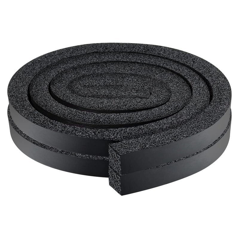 LBG Products Window Air Conditioner Foam Insulating Strip,1 Inch Wide X 1 Inch Thick,Window Seal Weather Stripping with High Resilience,6.5 Feet Long x 2 Roll - Image 1